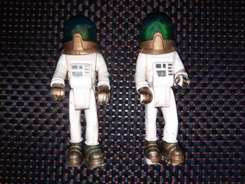 2 Fisher Price Space Astronaut-actiefiguren uit 1981 ( F38 ) beschikbaar voor biedingen