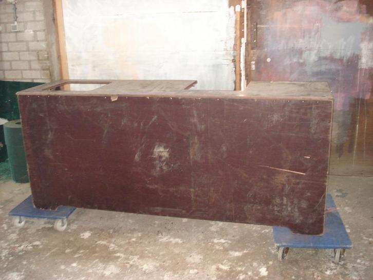 bar inklapbaar   215 x 60   Betonplex  zeer sterk en degelij, Huis en Inrichting, Barren, Gebruikt, Ophalen