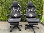 ! 2 (Set) Ergonomische Gaming-/Bureaustoelen, Ophalen, Gaming bureaustoel, Gebruikt, Zwart