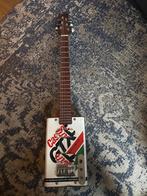 Unieke Township Gitaar - Castrol Olieblik!, Ophalen of Verzenden, Gebruikt, Solid body, Overige merken
