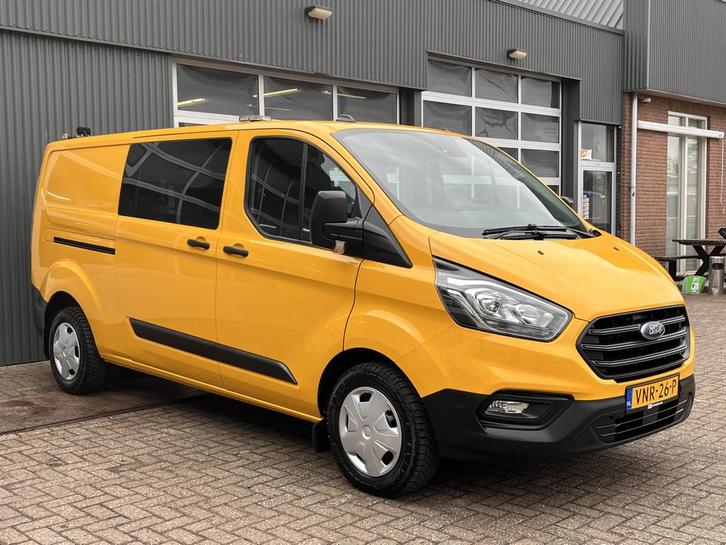 Ford Transit Custom 340 2.0 TDCI L2H1 DC Airco Cruise contro, Auto's, Bestelauto's, Bedrijf, Te koop, ABS, Airbags, Airconditioning