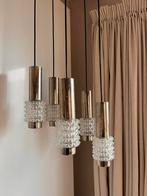 Vintage Cascade Hanglamp, Huis en Inrichting, Lampen | Hanglampen, Ophalen of Verzenden, Gebruikt, Glas, 50 tot 75 cm