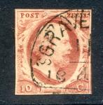 Nvph 2 met halfrond 's Gravenhage, Ophalen of Verzenden, Gestempeld