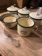 Emaille set, Ophalen of Verzenden, Zo goed als nieuw, Overige materialen