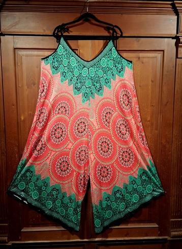 mooie jumpsuit groen roze One Size beschikbaar voor biedingen