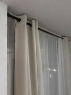 Gordijnroede - Uitschuifbaar & Eenvoudig te Installeren, Huis en Inrichting, Ophalen, Gebruikt, Zwart, 200 cm of meer