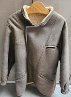 Echte Lammy Coat van Leder, Ophalen, Zo goed als nieuw, Maat 48/50 (M), Grijs