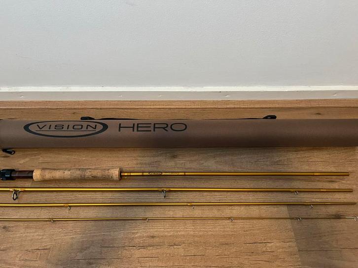 Vision Still Hero 10ft. #6 vliegenhengel, Watersport en Boten, Hengelsport | Vliegvissen, Zo goed als nieuw, Ophalen of Verzenden