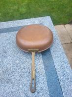 Vintage koperen Koekenpan, Huis en Inrichting, Keuken | Potten en Pannen, Ophalen, Gebruikt, Overige materialen, Koekenpan of Braadpan