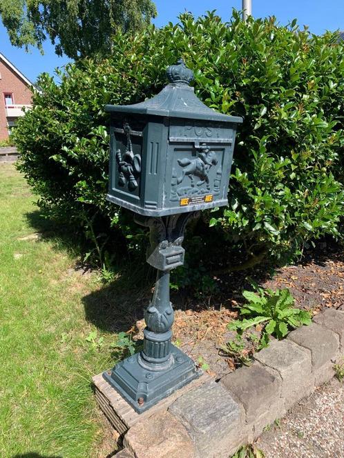 Staande klassieke brievenbus, Tuin en Terras, Brievenbussen, Gebruikt, Staande brievenbus, Aluminium, Ophalen