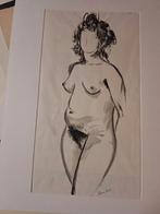 Naakt tekening van Philomee Nap, Ophalen of Verzenden