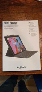 Logitech Slim Folio  iPad  toetsenbord (7e generatie), Computers en Software, Tablet-hoezen, Ophalen of Verzenden, Zo goed als nieuw