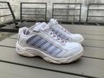 Dames tennisschoenen maat 39 - wit met blauwe accenten, Overige merken, Gebruikt, L00, Schoenen