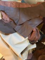 Restanten leer vuilniszak vol, Beige, Leer of Kunstleer, Ophalen of Verzenden, Zo goed als nieuw