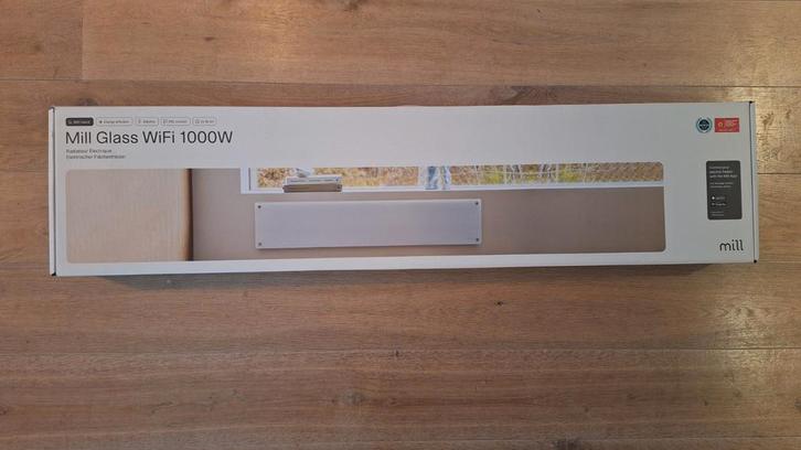 Nieuwe Mill Glass WiFi 1000W Elektrische Verwarming, Huis en Inrichting, Stoffering | Gordijnen en Lamellen, Ophalen
