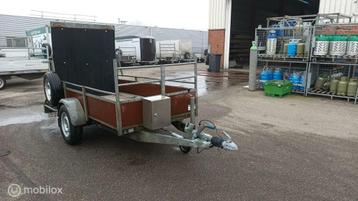 hapert bakwagen met oprijklep 250x130 1350kg beschikbaar voor biedingen