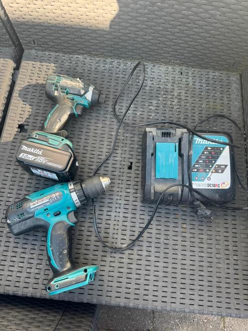 Makita 18V DDF453 & DTD152 + 3.0Ah Accu, Doe-het-zelf en Verbouw, Gereedschap | Handgereedschap, Gebruikt, Ophalen of Verzenden