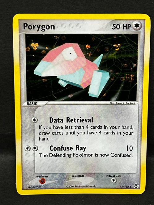 Porygon 47 Reverse Holo Fire Red Leaf Green, Hobby en Vrije tijd, Verzamelkaartspellen | Pokémon, Gebruikt, Losse kaart, Verzenden