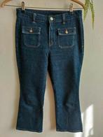 Massimo Dutti Jeans 36 Mid Rise Flare leg Cropped lenght, Massimo Dutti, Blauw, Ophalen of Verzenden, W28 - W29 (confectie 36)