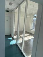 Glazen scheidingswand, Doe-het-zelf en Verbouw, Kozijnen en Schuifpuien, Overige typen, Aluminium, Zo goed als nieuw, Inclusief glas
