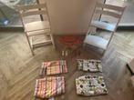 2x Stokke Tripp Trapp kinderstoelen met toebehoren!, Ophalen, Gebruikt, Meegroeistoel
