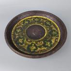 prachtige vintage rond Bitossi bord Decor "Carta Fiorentina", Antiek en Kunst, Ophalen of Verzenden