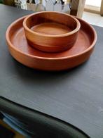 Vintage teak houten schalen mekog 1966, Ophalen