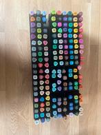 180 twinmarkers alcohol markers, Ophalen of Verzenden, Zo goed als nieuw