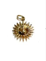 18k gouden zon hanger, Overige voorstellingen, -, -, Ophalen of Verzenden
