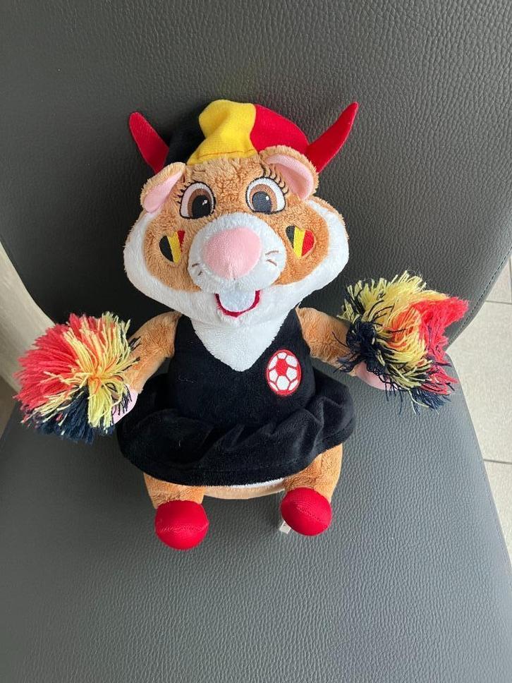 Belgische Albert Heijn voetbal hamster 2022 Meisje, Kinderen en Baby's, Speelgoed | Knuffels en Pluche, Overige typen, Ophalen of Verzenden