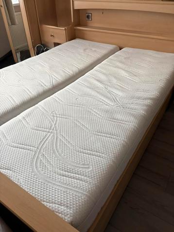2x Polyether Matras 70x200 Bamboe Afritsbare Hoes beschikbaar voor biedingen