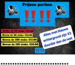 Partij verkoop parfums dames en heren, Ophalen of Verzenden, Nieuw