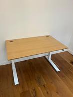 Elektrisch Zit Sta Bureau Fully Jarvis Bamboe/Hout - wit, Ophalen, Elektrisch, Zo goed als nieuw, Bureau