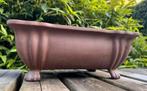 Bonsai schaal donker bruin gemerkt 34,3x26,7x13,5, Tuin en Terras, 25 tot 40 cm, Ophalen of Verzenden, Zo goed als nieuw, Minder dan 40 cm