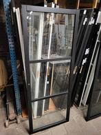 83x211,5cm binnendeur stomp R Staal look zwart SL11, Ophalen, 80 tot 100 cm, Glas, Binnendeur