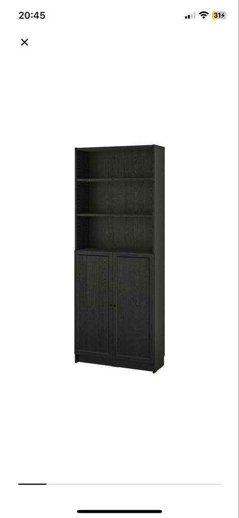 Ikea Billy Oxberg Boekenkast, Huis en Inrichting, Kasten | Kledingkasten, Gebruikt, 200 cm of meer, 50 tot 100 cm, 25 tot 50 cm