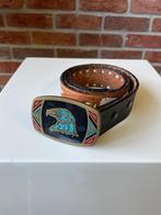 Brass koper en messing Indian Eagle Head Belt Buckle, Kleding | Heren, Riemen en Ceinturen, Douwenmaat 8-3 Meppel, 95 tot 105 cm