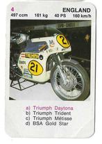 Kwartetkaart Triumph Daytona, Ophalen of Verzenden, Gebruikt, Motoren