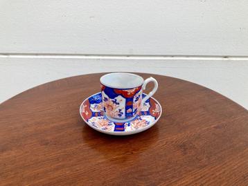 Japanse Imari Kop en Schotel  beschikbaar voor biedingen