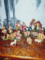 Vintage kerststal Jezus figuren made in Italy 12 stuks, Ophalen of Verzenden