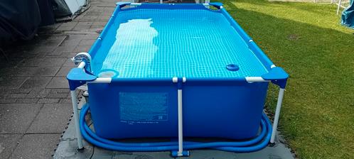 Zwembad, Tuin en Terras, Zwembaden, Zo goed als nieuw, Minder dan 80 cm, 200 tot 400 cm, Rechthoekig, Ophalen of Verzenden