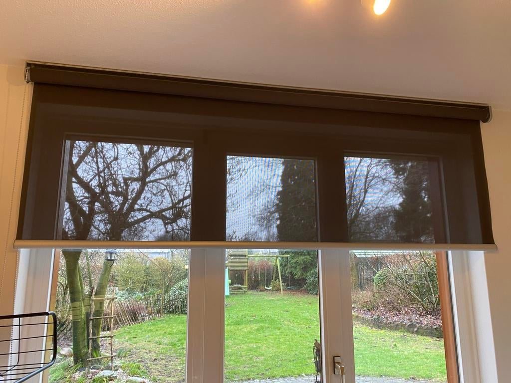 Raamverduistering / zonnescherm - Houdt de zon buiten!, Ophalen, Gebruikt, Bruin, 150 tot 200 cm
