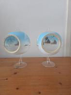 2 Glazen Waxinelichthouders Winterberg Kerstwinkel, Ophalen