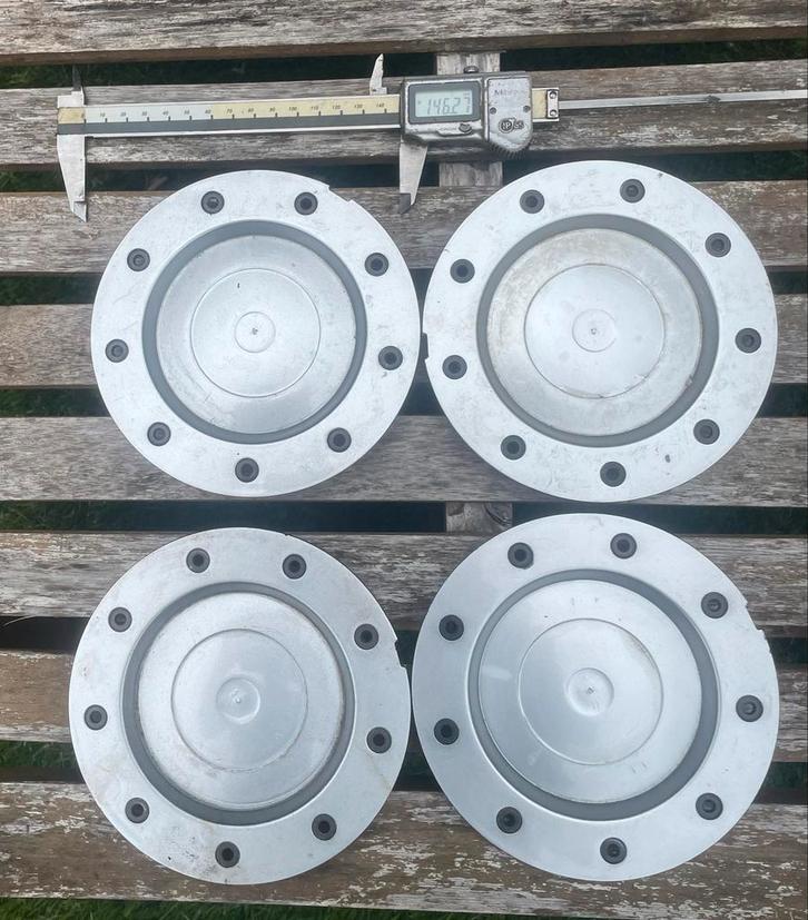 Naafkappen 146.25mm VW Audi Opel - Set van 4, Auto-onderdelen, Carrosserie en Plaatwerk, Bumper, Volkswagen, Voor, Gebruikt, Ophalen of Verzenden