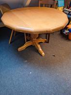 Mooie eikenhouten tafel,, Gebruikt, Ophalen of Verzenden, Landelijk, Vier personen