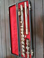 Oude Dwarsfluit met Koffer, Muziek en Instrumenten, Blaasinstrumenten | Dwarsfluiten en Piccolo's, Ophalen of Verzenden, Gebruikt