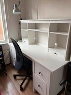 Ikea Hemnes bureau met opzetstuk, Huis en Inrichting, Bureaus, Ophalen of Verzenden, Gebruikt, Bureau