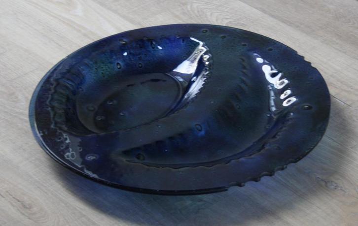 Glazen schaal Take A Bite - Marjan Timman, Antiek en Kunst, Kunst | Designobjecten, Ophalen