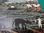 Schilderij van gelakt hout saigon art, Ophalen of Verzenden