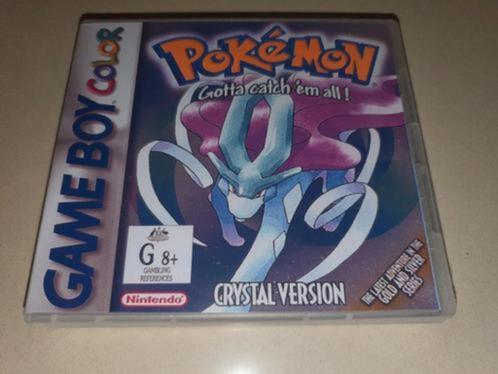 Pokemon Crystal Version Game Boy Color GBC Game Case, Spelcomputers en Games, Games | Nintendo Game Boy, Zo goed als nieuw, Verzenden